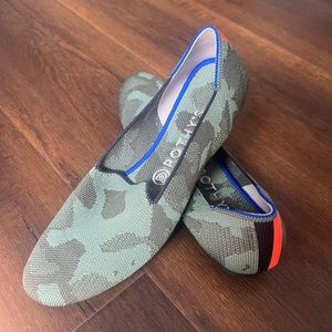 Rothy’s Camo Loafer, olive color